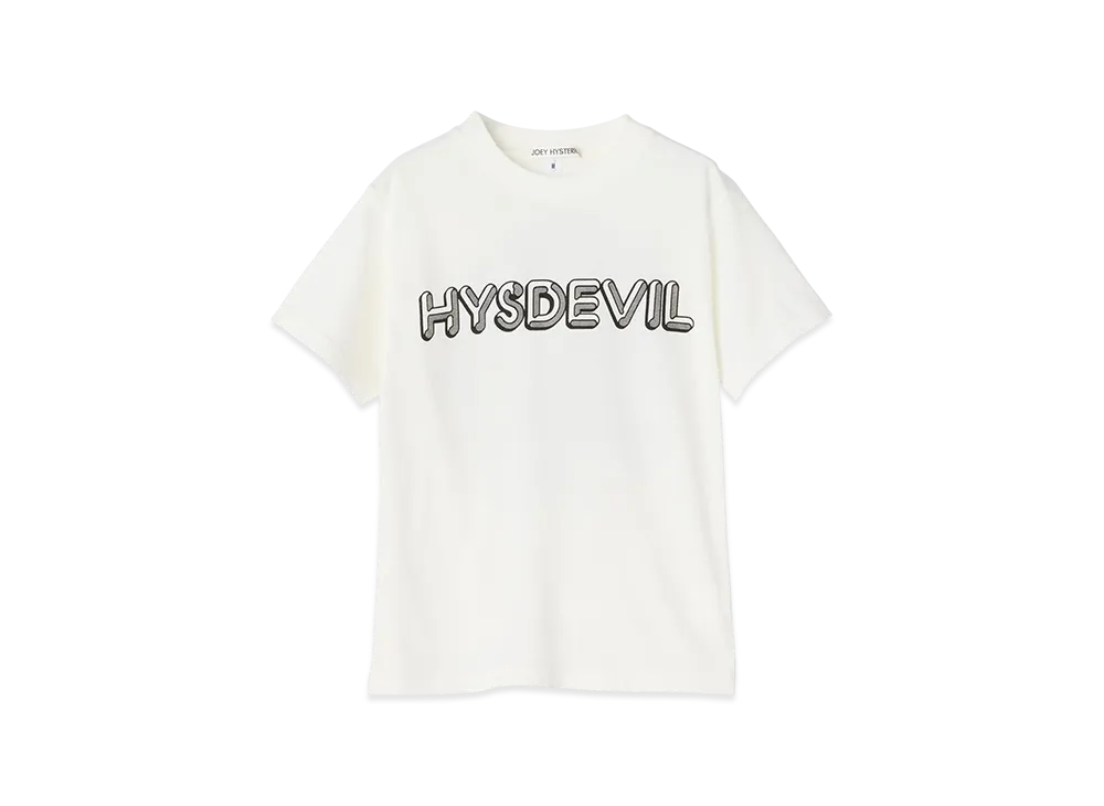 HYSTERIC GLAMOUR Kids HYS Devil Records T-Shirt "White"