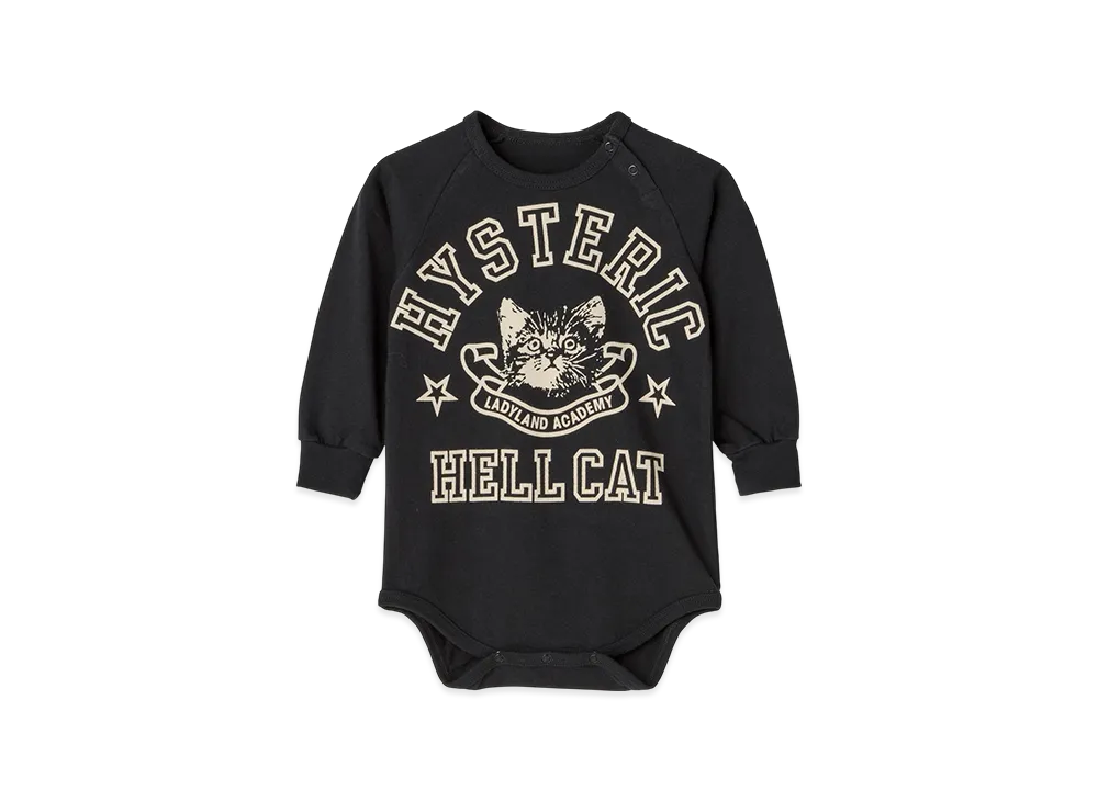 HYSTERIC GLAMOUR Kids Hell Cat Romper "Black"