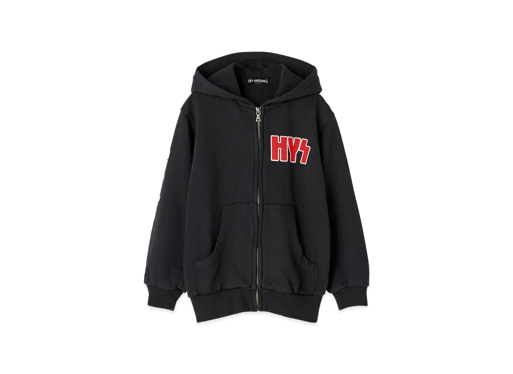 HYSTERIC GLAMOUR Kids Speak No Evil Hoodie "Black"