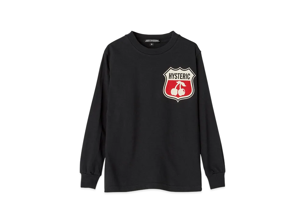 HYSTERIC GLAMOUR Kids Hysteric Cherry T-Shirt "Black"
