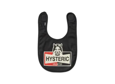 HYSTERIC GLAMOUR Kids Hysteric Unlimited Reversible Bib "Black"