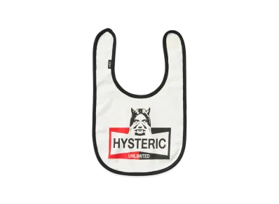 HYSTERIC GLAMOUR Kids Hysteric Unlimited Reversible Bib "White"