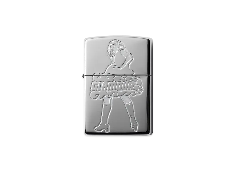 HYSTERIC GLAMOUR Vixen Girl Zippo "Silver"