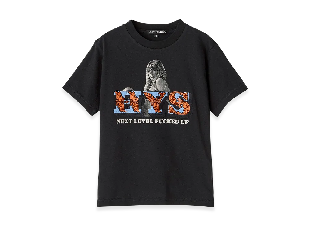 HYSTERIC GLAMOUR Next Level Embroidery T-Shirt "Black"