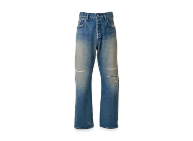 HYSTERIC GLAMOUR AAR Processing Straight Denim Pants "Dark Indigo Blue"