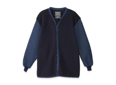 HYSTERIC GLAMOUR Boa Cardigan "Navy"
