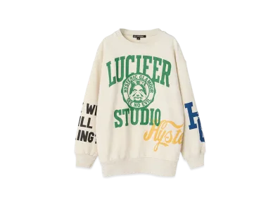 HYSTERIC GLAMOUR Kids Lucifer Studio Sweatshirt "Beige"