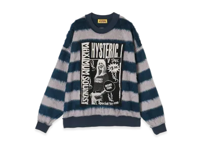 HYSTERIC GLAMOUR Maximum Sounds Sweatshirt "Blue"