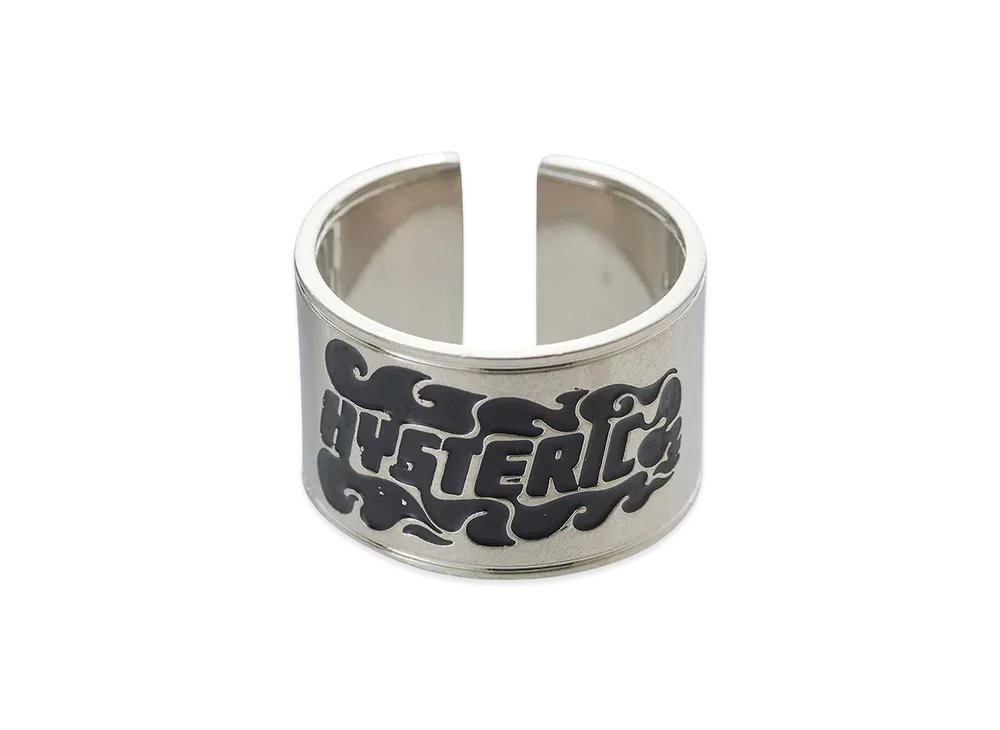 HYSTERIC GLAMOUR Logo Ring "Black"