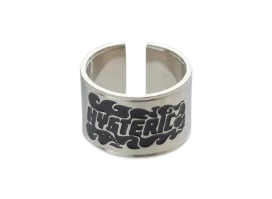 HYSTERIC GLAMOUR Logo Ring "Black"