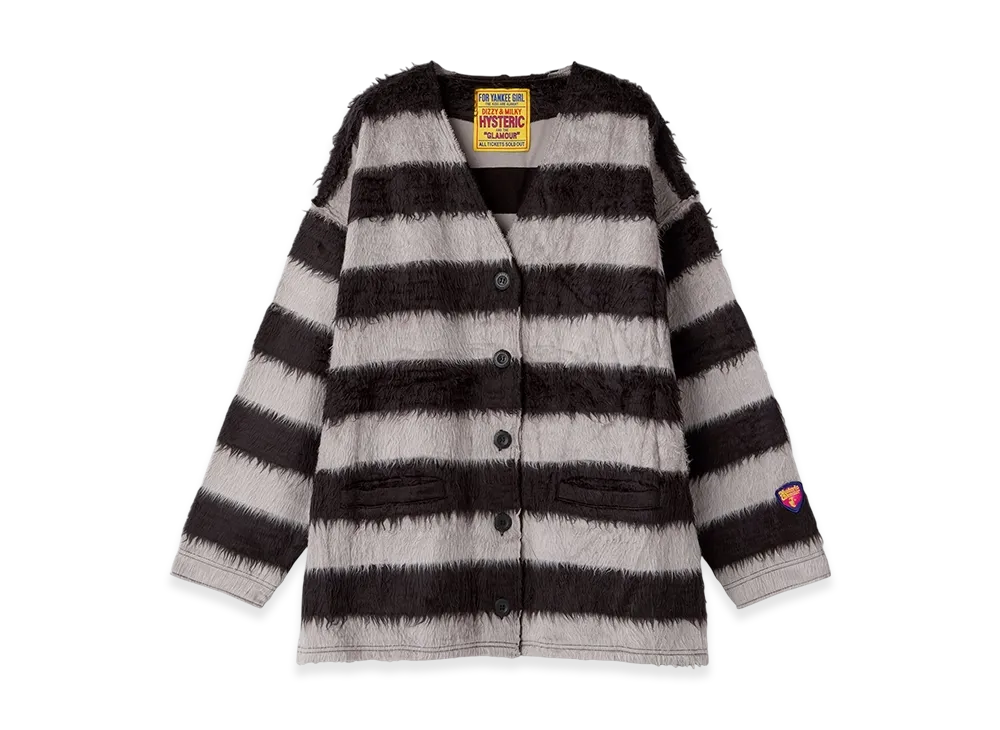 HYSTERIC GLAMOUR Afro Girl Patch Cardigan 