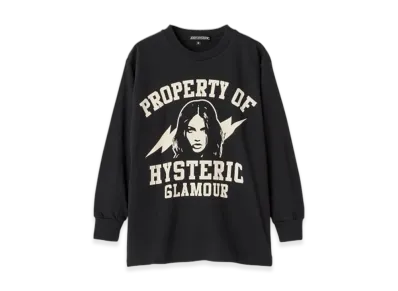 HYSTERIC GLAMOUR Property Of Hysteric T-Shirt "Black"