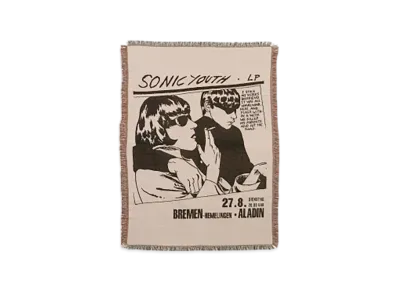 HYSTERIC GLAMOUR x SONIC YOUTH Goo Cover Throw Blanket "Multi"