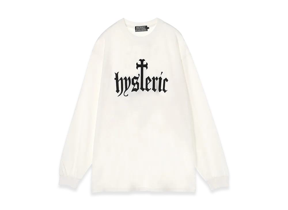 HYSTERIC GLAMOUR Skull Coffin T-Shirt "White"