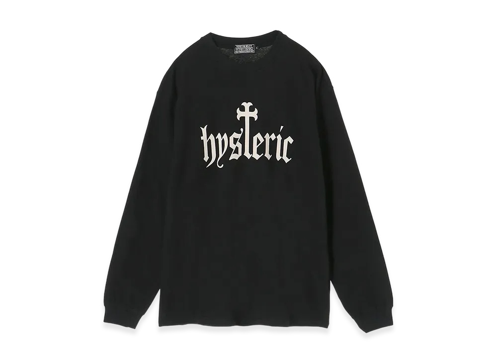 HYSTERIC GLAMOUR Skull Coffin T-Shirt "Black"