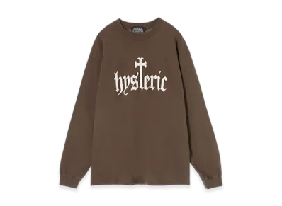 HYSTERIC GLAMOUR Skull Coffin T-Shirt "Brown"