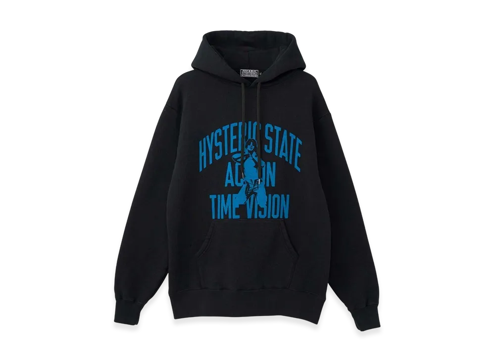 HYSTERIC GLAMOUR Action Time Vision Hoodie "Black"