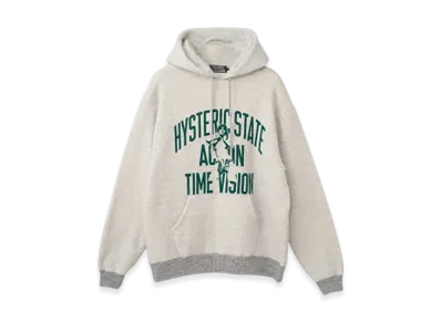 HYSTERIC GLAMOUR Action Time Vision Hoodie "Top Gray"