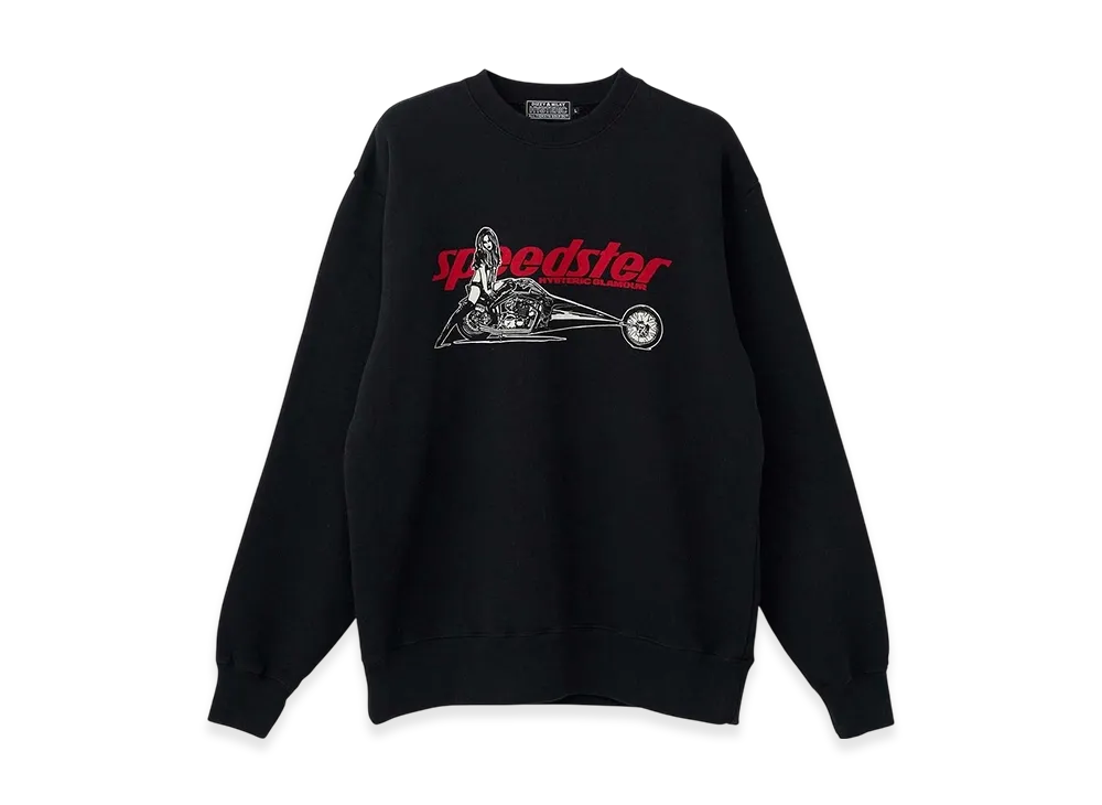HYSTERIC GLAMOUR Speedster Sweatshirt "Black"