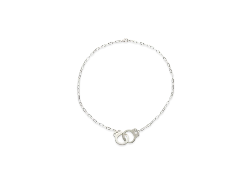 HYSTERIC GLAMOUR Handcuffs Necklace "Silver"