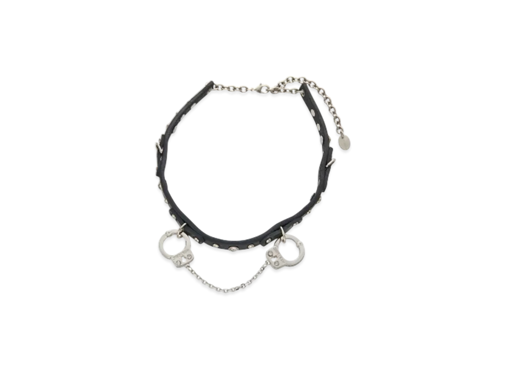 HYSTERIC GLAMOUR Handcuffs Leather Choker "Black"