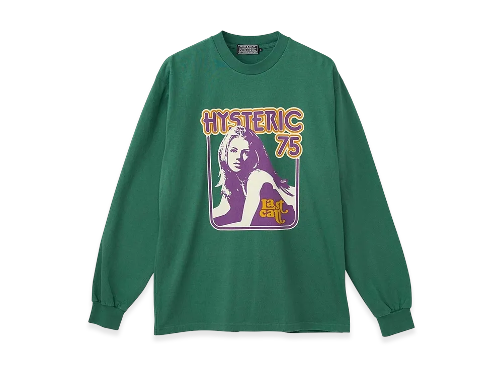 HYSTERIC GLAMOUR Last Call 75 T-Shirt "Green"