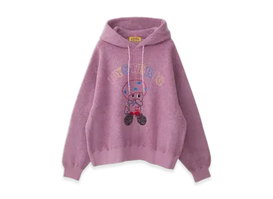 HYSTERIC GLAMOUR Noko Chan Embroidery Oversized Hoodie "Purple"