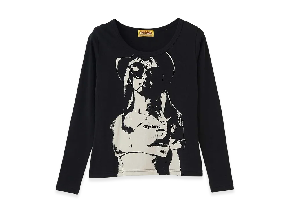 HYSTERIC GLAMOUR Smoke On The Water Chibi T-Shirt "Black"