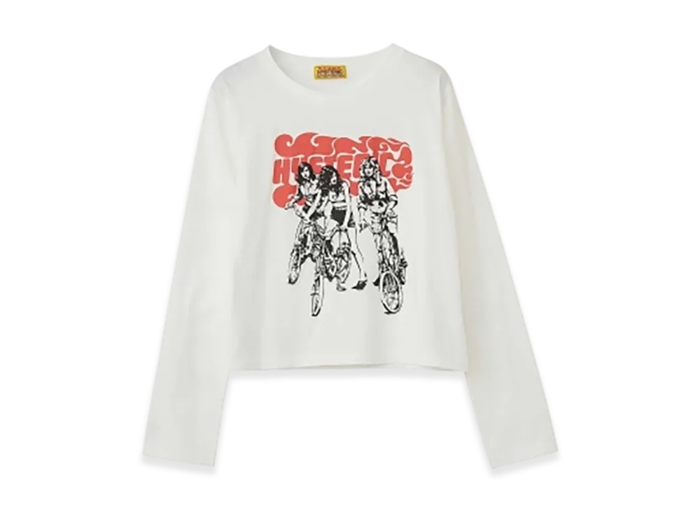 HYSTERIC GLAMOUR Hit The Road T-Shirt "White"