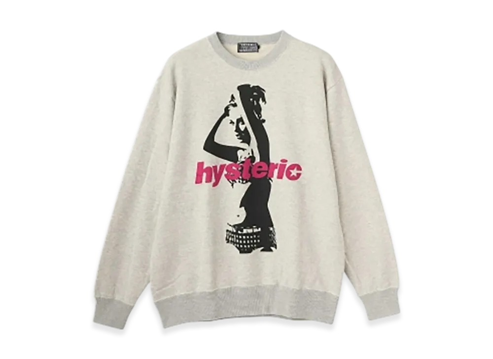 HYSTERIC GLAMOUR Hysteric Armpits Sweatshirt "Top Gray"