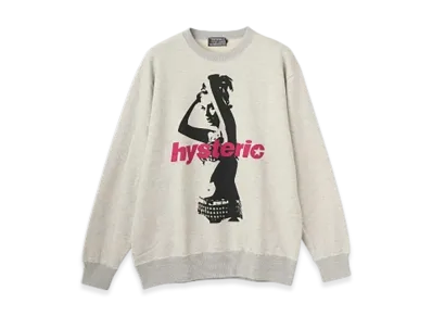 HYSTERIC GLAMOUR Hysteric Armpits Sweatshirt "Top Gray"