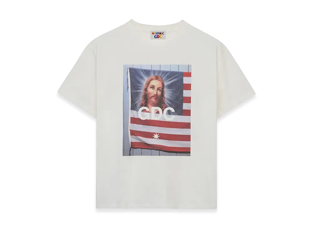 HYSTERIC GLAMOUR x GDC Flag T Shirt "White"