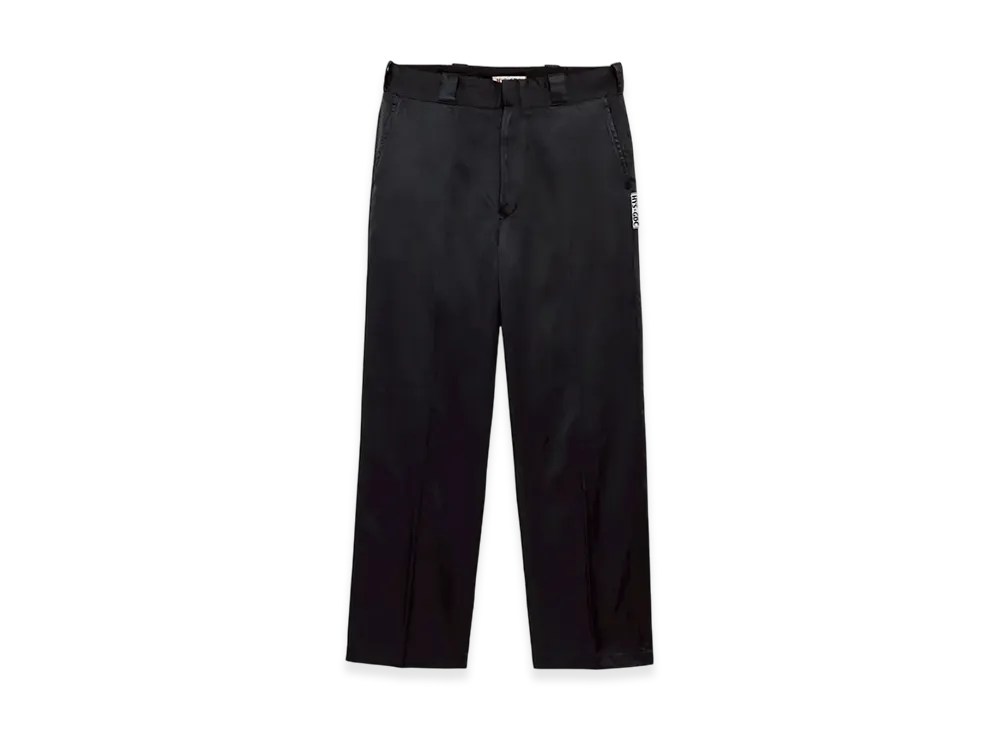HYSTERIC GLAMOUR x GDC Satin Slacks "Black"