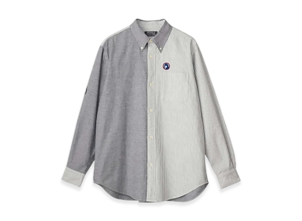 HYSTERIC GLAMOUR Bad Ass Whisky Button Down Shirt "Black"