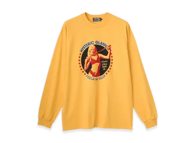 HYSTERIC GLAMOUR Come Play With Me T-Shirt "Yellow"