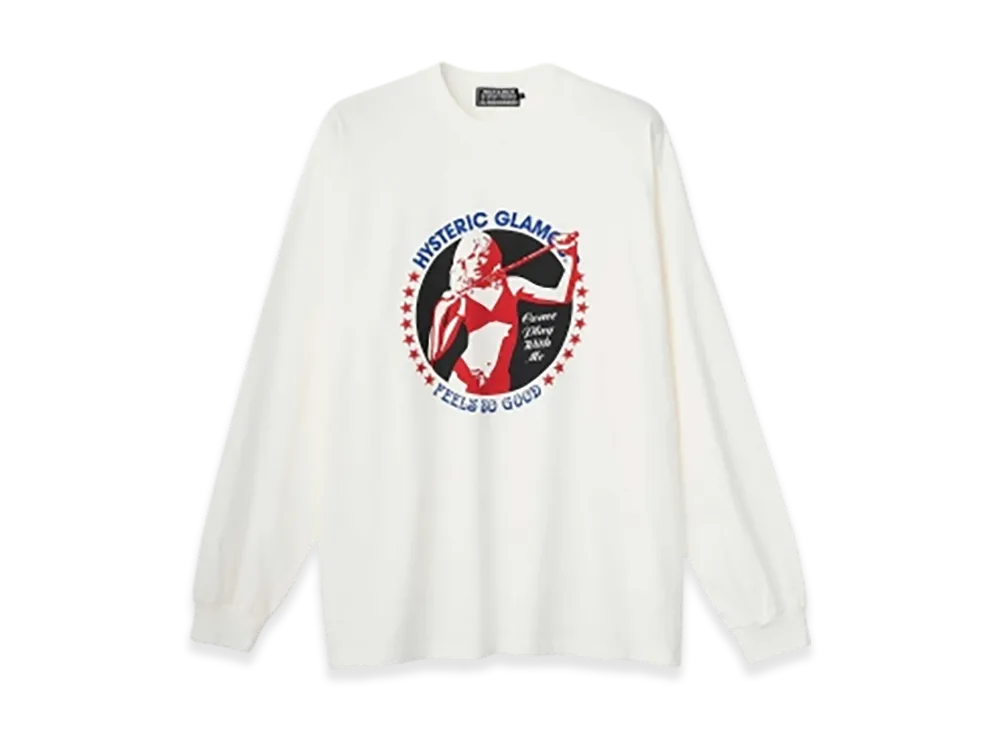 HYSTERIC GLAMOUR Come Play With Me T-Shirt "White"