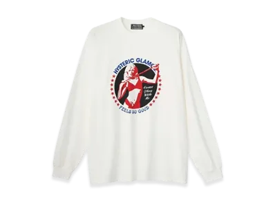 HYSTERIC GLAMOUR Come Play With Me T-Shirt "White"