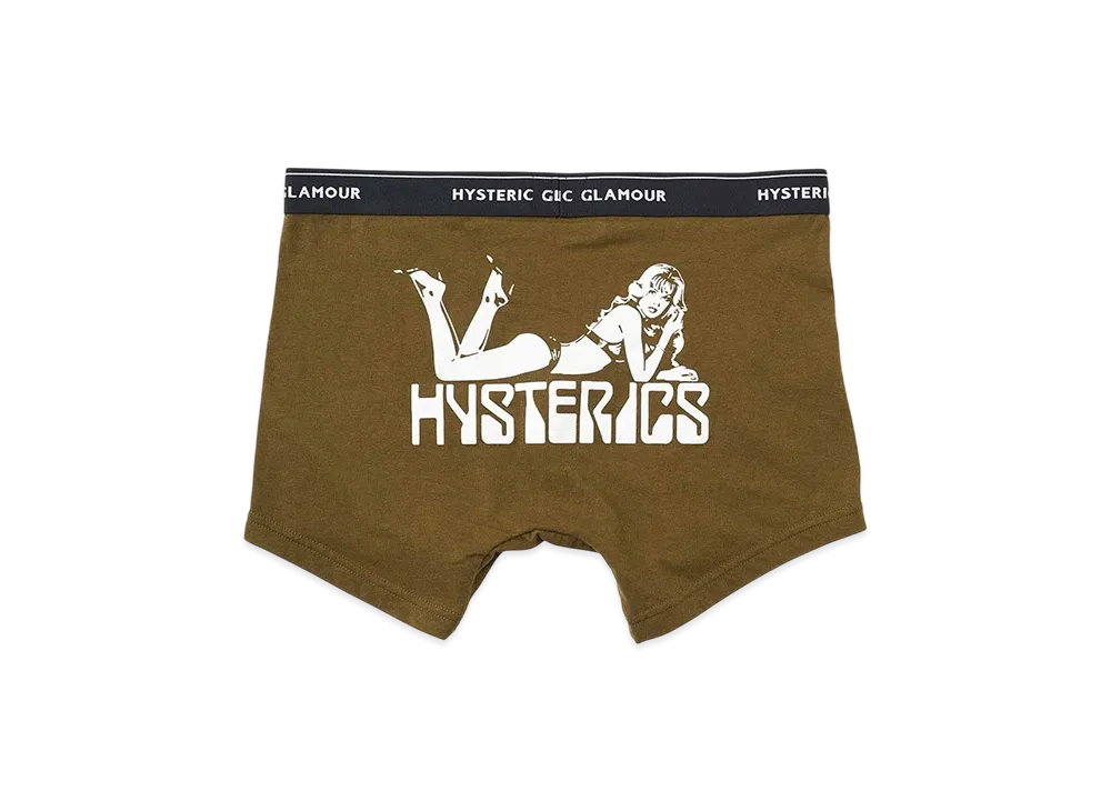 HYSTERIC GLAMOUR Hysteric Woman Scorpion Boxer Briefs "Khaki"