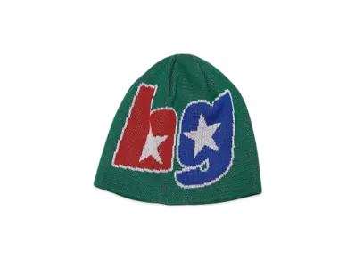 HYSTERIC GLAMOUR Double Star Logo Beanie "Green"