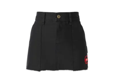 HYSTERIC GLAMOUR Noise Patch Military Low Rise Mini Skirt Women "Black"