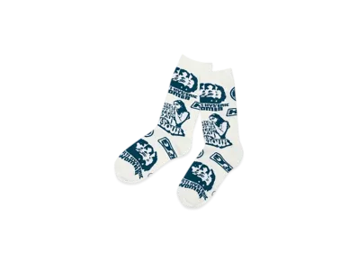 HYSTERIC GLAMOUR Super-Hys Pattern Socks Women "White"