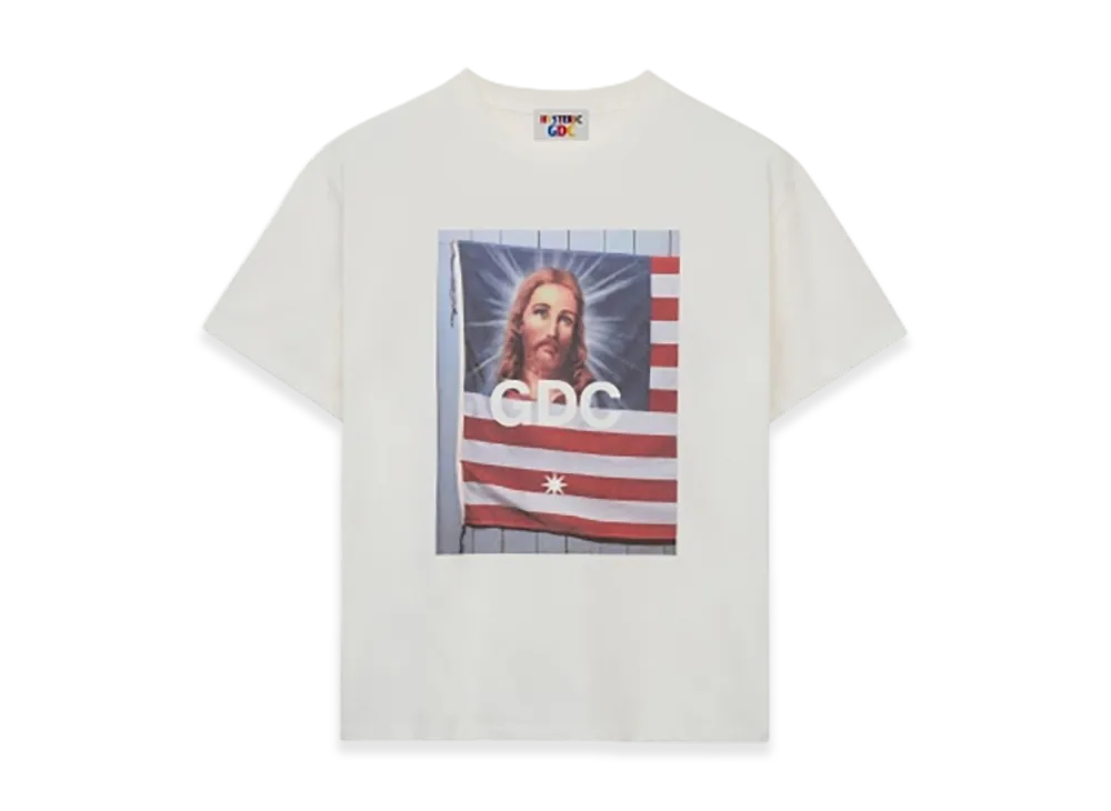HYSTERIC GLAMOUR GDC Flag T Shirt "White"