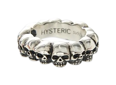 HYSTERIC GLAMOUR Skull Ring Women "Silver"