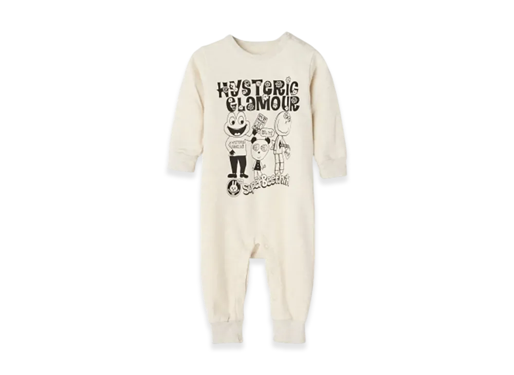 HYSTERIC GLAMOUR Super Beatnik Coveralls Kids "Beige"
