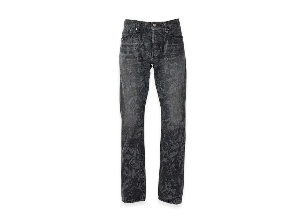 HYSTERIC GLAMOUR x SLAM JAM Denim Pants "Black"