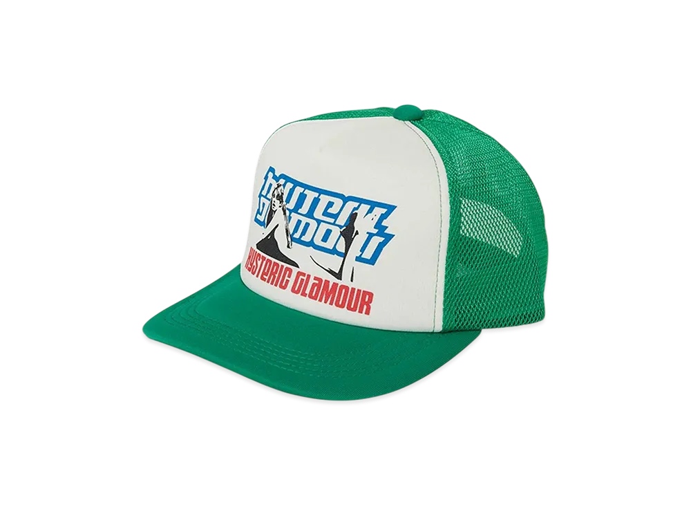 HYSTERIC GLAMOUR Hysteric Box Mesh Cap "Green"