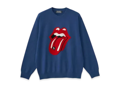 HYSTERIC GLAMOUR x THE ROLLING STONES Sweater "Navy"