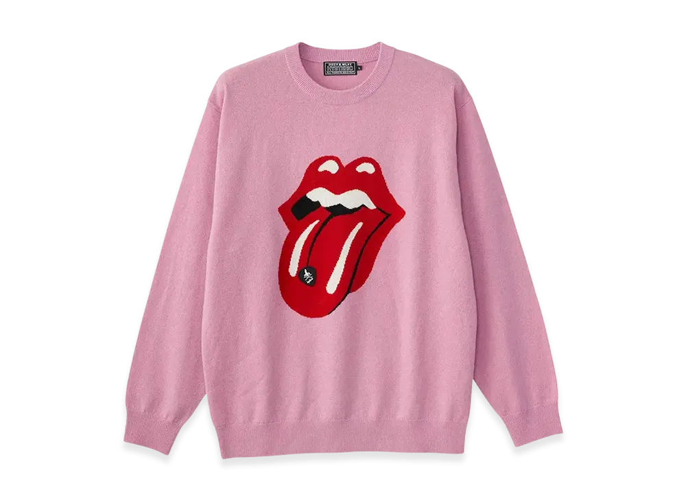 HYSTERIC GLAMOUR x THE ROLLING STONES Sweater "Pink"