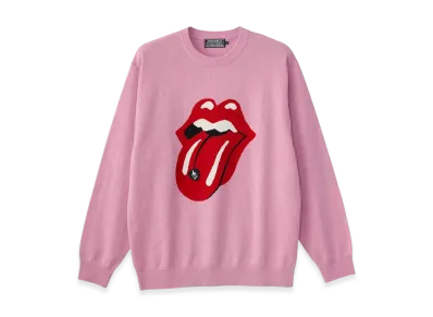 HYSTERIC GLAMOUR x THE ROLLING STONES Sweater "Pink"