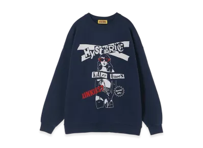 HYSTERIC GLAMOUR Special Offer Oversized Sweatshirt "Navy"